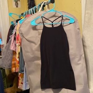 Black LuLu Lemon Sunsetter tank top